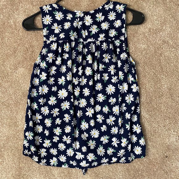 Old Navy Daisy-Print Tie-Front Tank XS - Picture 6 of 7